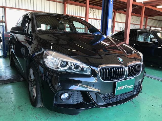 BMW　F45　218i　アクティブツアラー　ブレーキローター交換　ブレンボ　埼玉　春日部　輸入車　専門店　bmw　2シリーズ　brembo