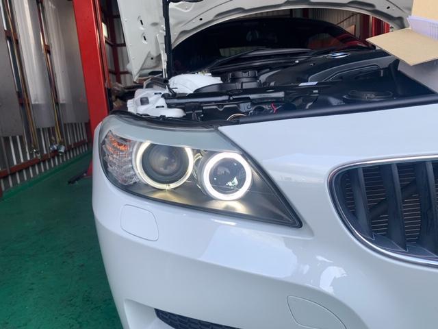 ＢＭＷ　Ｅ８９　Ｚ４　Ｆスモールバルブ交換　イカリング　ＬＥＤ　埼玉　春日部　輸入車　専門店　ＡＢＡ-ＬＭ２５　Ｎ５２Ｂ２５Ａ