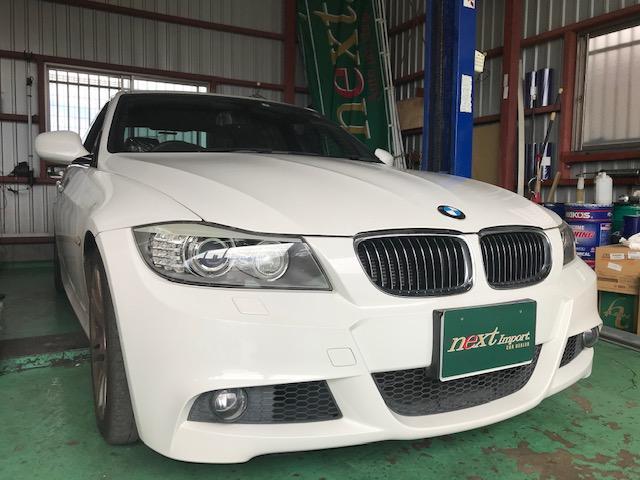 ＢＭＷ　３シリーズ　Ｅ９０　３２５ｉ　チェックランプ点灯修理　ＡＢＳスピードセンサー交換　埼玉　春日部　輸入車専門店　ＡＢＡーＶＢ２５　Ｎ５２Ｂ２５Ａ