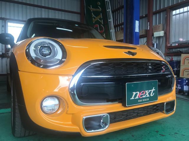 ＢＭＷ　ＭＩＮＩ　Ｆ５６　ミニクーパーＳ　フロントブレーキパッド　パッドセンサー交換　埼玉　春日部　輸入車専門店　ＤＢＡーＸＭ２０