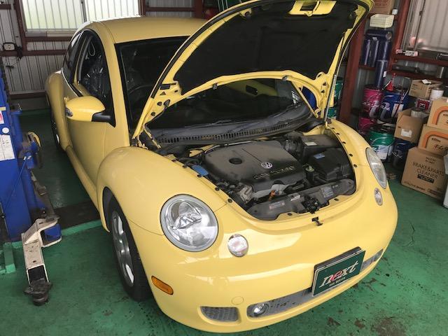 フォルクスワーゲン ニュービートル 車検整備 エンジンチェック フォルクスワーゲン ニュービートル 車検整備 エンジンチェック