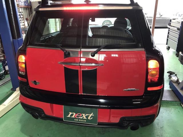 R55 MINI クラブマン JCW ハイマウントストップランプ交換 埼玉 春日部 輸入車専門店