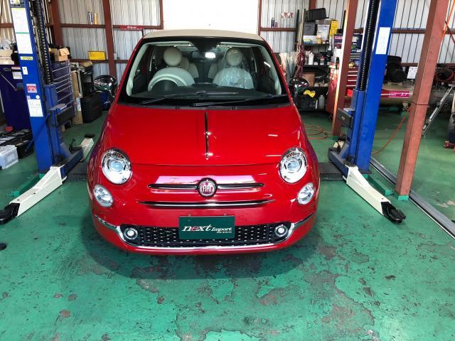 FIAT 500C  ABA-31209 312A2 ツインエアラウンジ ファンベルト交換 埼玉 春日部 輸入車専門店