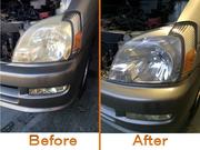 ライトのクリーニングとコーティングできます！
