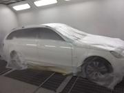 外車の板金塗装もリーゾナブルな価格で対応しております。