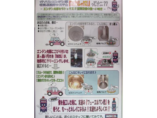 エコ整備　車の点滴　RECS