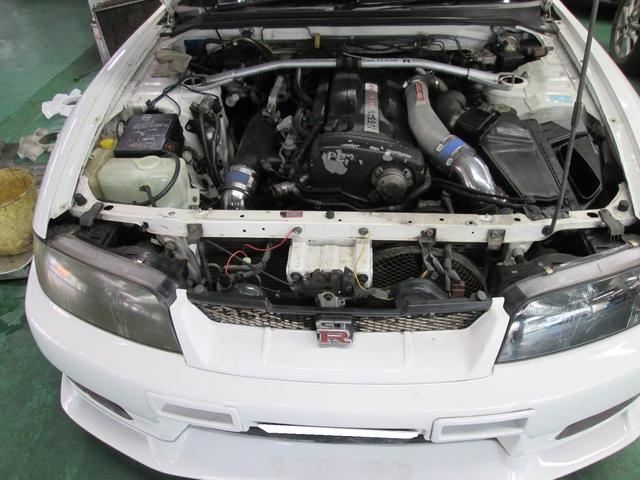 スカイライン　ＧＴ－Ｒ　Ｒ３３　ラジエーターファンブレード交換｜横須賀市