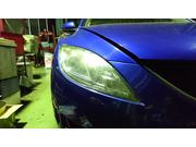 ヘッドライトのくもり取り＆コーティング