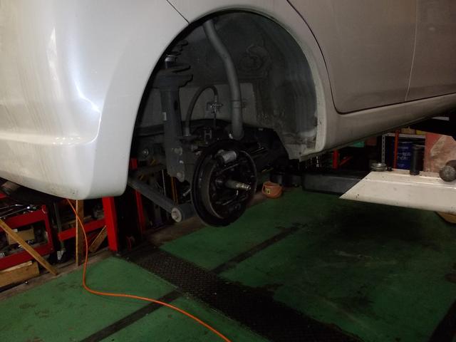 今日はステラ車検入庫です