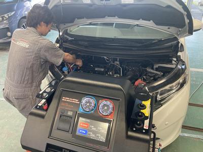 エアコンガスクリーニング