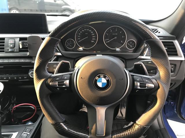 BMW 320d（ F30 / F31 / F34）社外ステアリングへの交換　国産車・輸入車対応・車検・整備・見積もりもお任せ下さい！八王子/日野/多摩地区/相模原/他地域のお客様も大歓迎です！