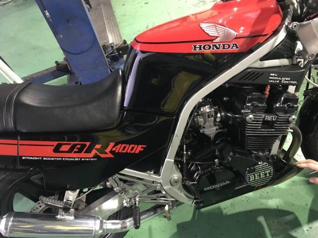 ホンダ CBR400F (NC17)ホイール交換 国産車・輸入車対応・車検 ホンダ CBR400F (NC17)ホイール交換 国産車・輸入車対応・車検