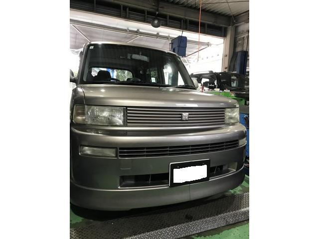 TOYOTA　ｂＢ　NCP3#型　車検入庫！国産車・輸入車対応・車検・整備・見積もりもお任せ下さい！八王子/日野/多摩地区/相模原/他地域のお客様も大歓迎です！