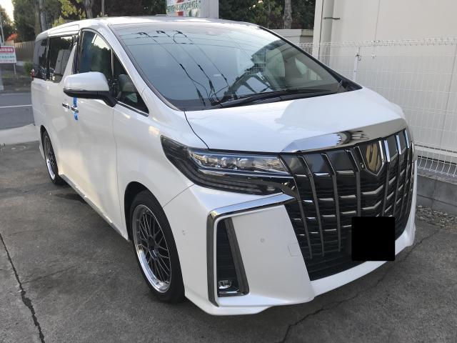 TOYOTA　30アルファード　BLITZキャリパー装着入庫！国産車・輸入車対応・車検・整備・見積もりもお任せ下さい！八王子/日野/多摩地区/相模原/他地域のお客様も大歓迎です！