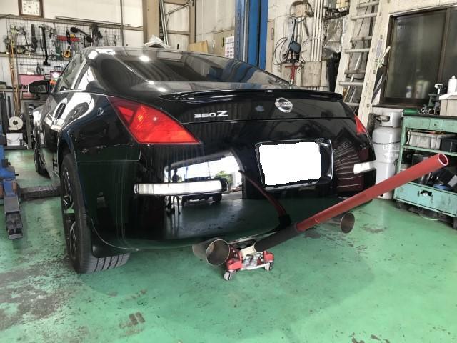 日産 フェアレディZ(Z33)社外マフラー交換 吸排気系パーツ 日産 フェアレディZ(Z33)社外マフラー交換 吸排気系パーツ