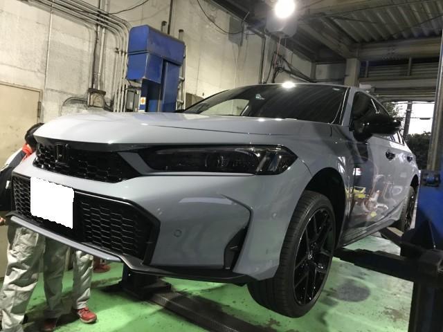 ホンダ　シビック（FL4）　Spoon　ローダウンスプリング交換　サスペンション・足回りパーツ取付　【国産車・輸入車対応・車検・整備・見積もりもお任せ下さい！八王子/日野/多摩地区/相模原/他地域のお客様も大歓迎です！】