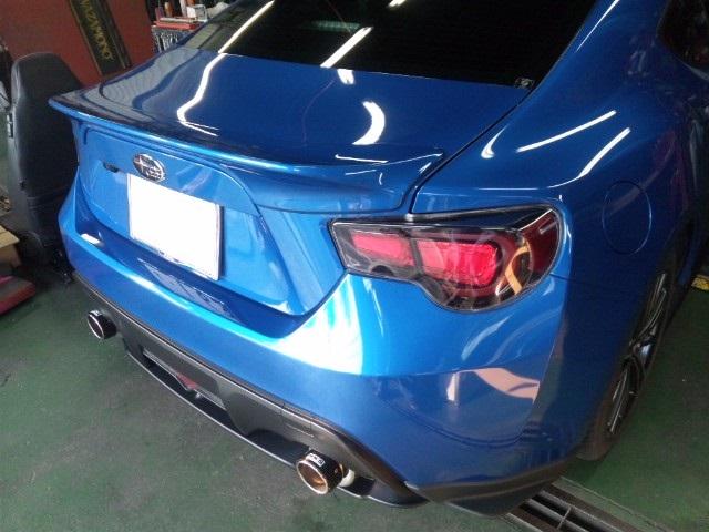 持込取付　スバルＢＲＺ　トランクスポイラー取付　シャークフィンアンテナ取付　ＺＣ６