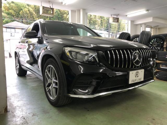 メルセデスベンツ GLC250 パナメリカーナグリル取り付け AMG仕様 神奈川県 横浜市 都筑区 