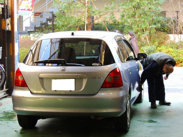 納車間には丁寧に手洗い戦車