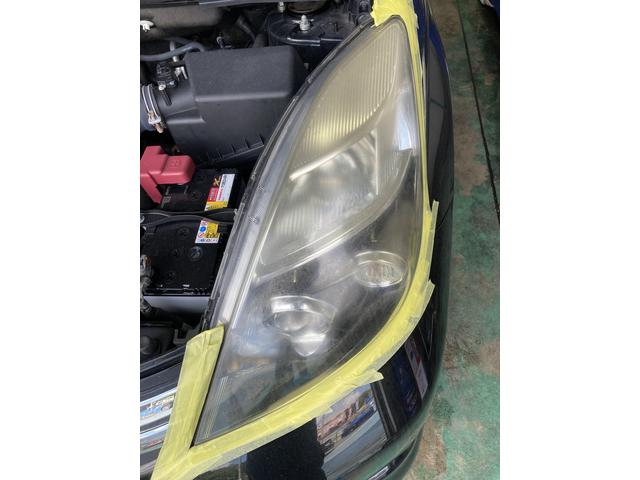 トヨタ　アイシス　ヘッドライトコーティング　千葉県千葉市花見川区、千葉　稲毛区、中央区、若葉区、２３区・船橋市・八千代市・習志野市・市川市・浦安市・鎌ヶ谷市・松戸市・柏市・関東 