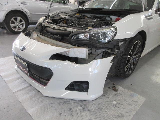 BRZ フロントスポイラー取付