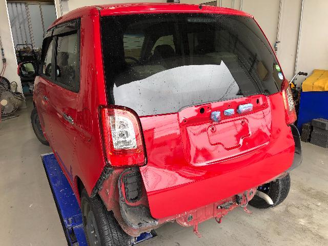 ホンダ N-ONE リアゲート ヘコミ キズ 修理 板金塗装 格安 実績 相模原市 町田市 八王子市 横浜市 川崎市 厚木市 多摩市 海老名市 愛甲郡