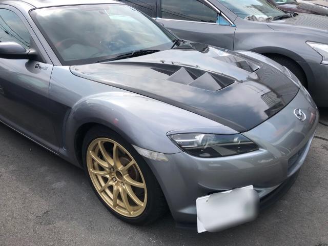 RX8 ボンネット 交換 持ち込み 相模原市 町田市 八王子市 八王子市 横浜市 川崎市 愛甲郡 厚木市 海老名市