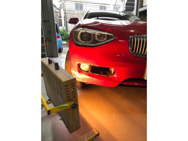 ＢＭＷ　116 バンパー修理　キズ　ヘコミ　修理　板金塗装　実績　相模原市　町田市　八王子市　海老名市　厚木市　愛甲郡　多摩市　横浜市　川崎市　輸入車