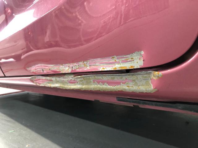 スペーシア　キズ　ヘコミ　スライドドア　サイドシル　サイドステップ　実績　相模原市　八王子市　厚木市　海老名市　愛甲郡　横浜市　川崎市　多摩市　稲城市　