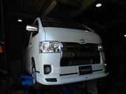 ハイエースローダウンブロック取り付け トーションバー調整