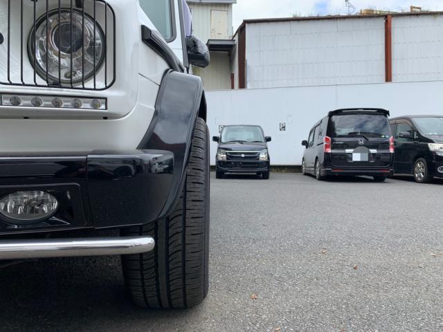 メルセデスベンツ MercedesBenz G550 ロング エディションセレクト 4WD 特別仕様 限定車 ご成約 納車 スペーサー ホイールスペーサー ツライチ 足回り タイヤ カスタム 点検 千葉県 柏市 HDP