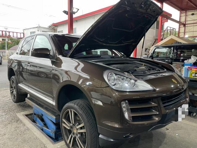 ポルシェ マカダミア カイエン 3.6 ティプトロニックS 4WD オイル交換 エンジンオイル 交換 千葉県 柏市 HDP