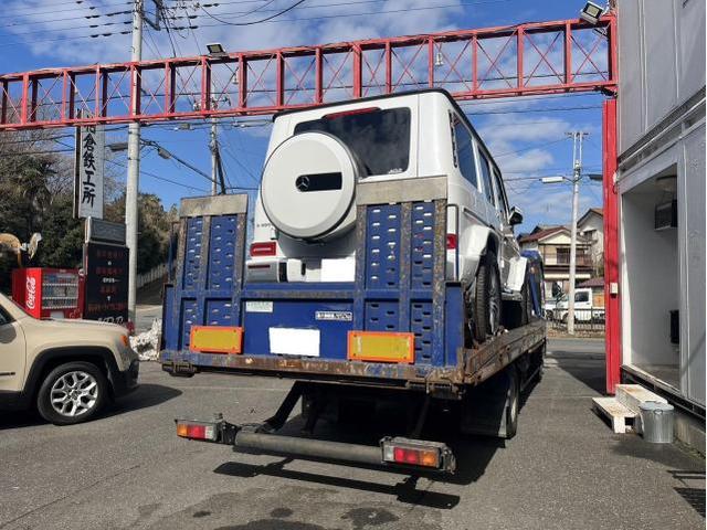 メルセデスベンツ W463A W464 G400d AMGライン 4WD 現行Gクラス オパリスホワイト ホイールスペーサー IID スペーサー取付