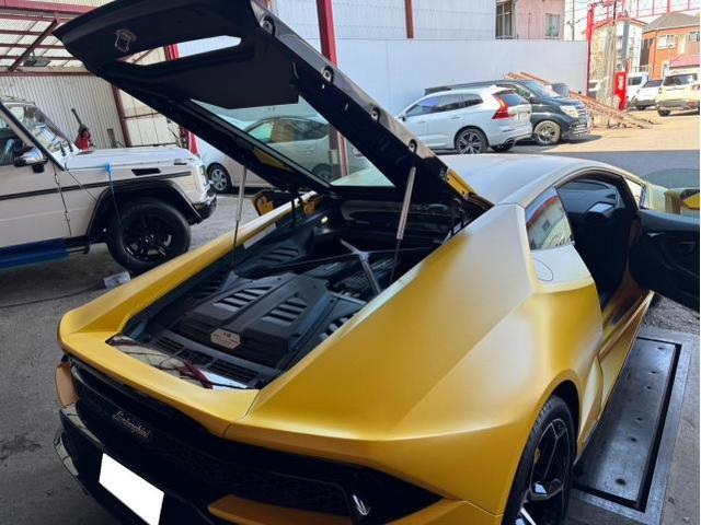 ランボルギーニ ウラカン エボ Lamborghini Huracan EVO 入庫 車検 点検 柏市 松戸市 流山市