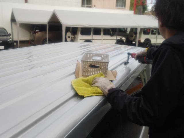 日産　キャラバン　外装品・エアロパーツ取付　ルーフキャリア