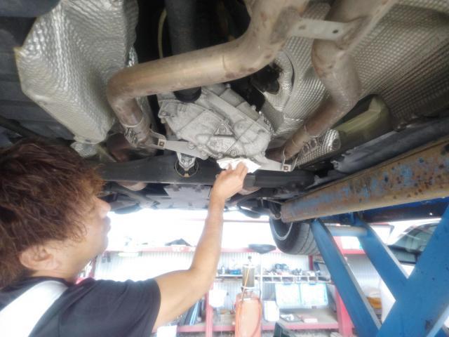 ポルシェ　カイエン　958　トランスファーオイル交換