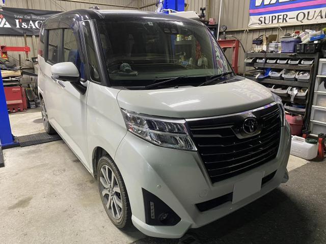 トヨタ ルーミー エアロ取外し 取外し作業 フロントリップ トヨタ ルーミー エアロ取外し 取外し作業 フロントリップ