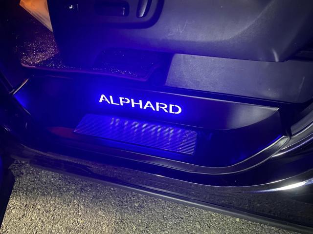 トヨタ アルファード LEDスカッフプレート スライドドアレール トヨタ アルファード LEDスカッフプレート スライドドアレール