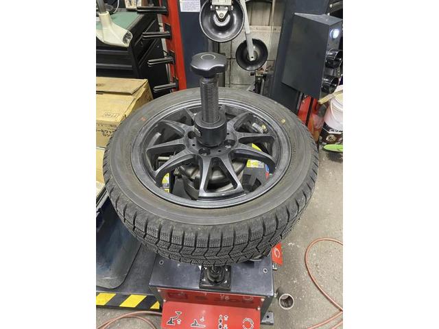 ミラ　外装品・エアロパーツ取付　スタビライザー取付　車高調取付　ホイール・タイヤ交換　サマータイヤ　交換　取り付け　持ち込み　持ち込み大歓迎