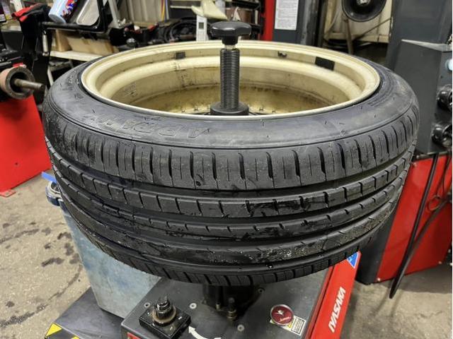 トヨタ ヴェルファイア ホイール・タイヤ交換 サマータイヤ 交換 お持ち込み 持ち込み大歓迎