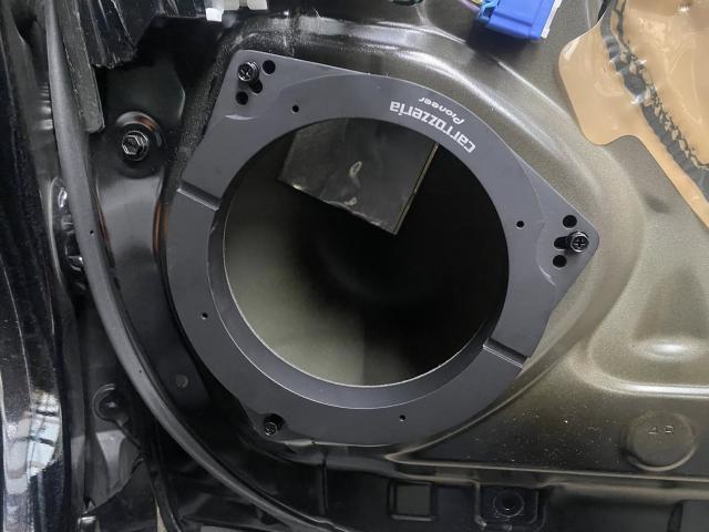 トヨタ エスクァイア その他電装系取付 フロントドアスピーカー交換 スピーカー交換 ツイーター取付