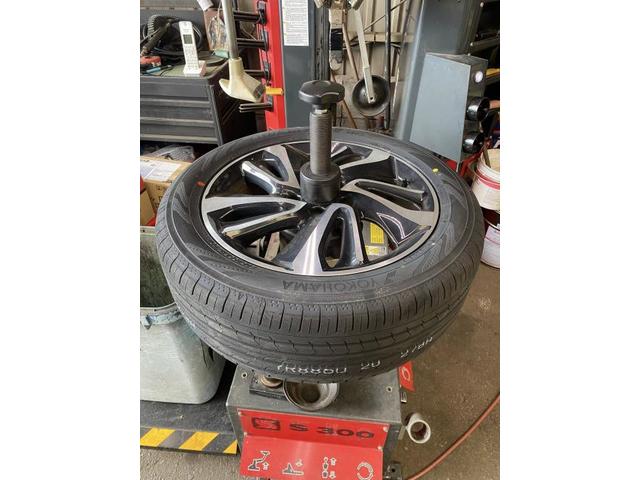 ホンダ　ステップワゴンスパーダ　ホイール・タイヤ交換　サマータイヤ　交換　お持ち込み　持ち込み大歓迎