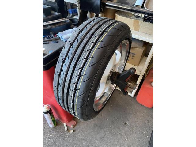 三菱　ミラージュ　ホイール・タイヤ交換　サマータイヤ　交換　お持ち込み　持ち込み大歓迎