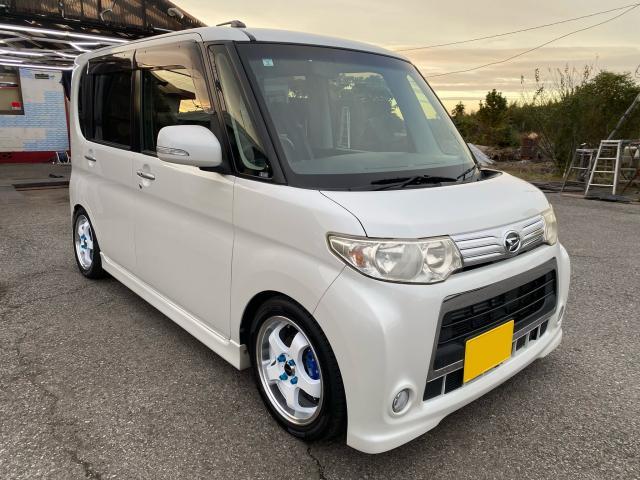 ダイハツ　タント　カスタム　リアフェンダー爪折り　爪折り加工　爪折り