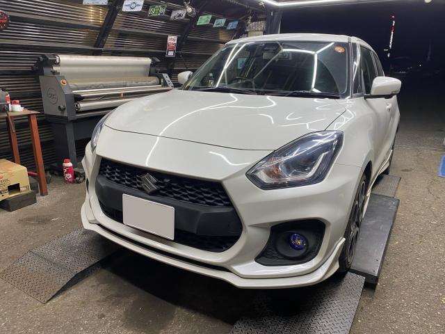 スズキ　スイフトスポーツ　板金・外装補修　バンパーリテーナー交換　リテーナー交換　お持ち込み　持ち込み大歓迎