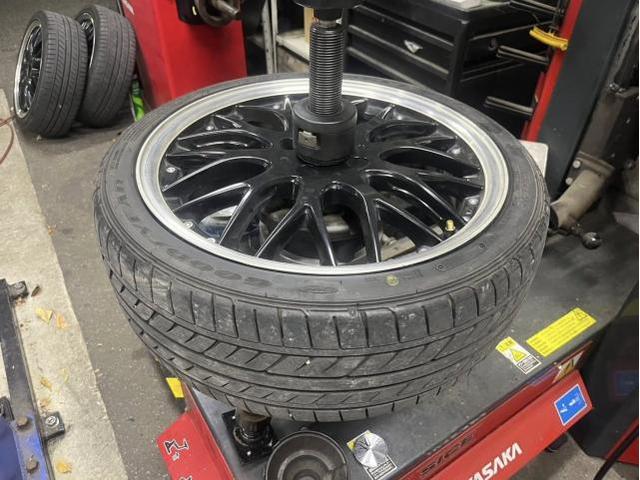 ホンダ　フィット　ホイール・タイヤ交換　サマータイヤ　交換　お持ち込み　持ち込み大歓迎