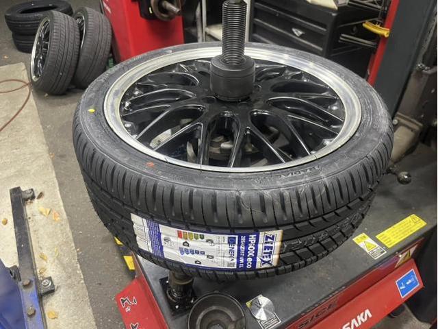 ホンダ　フィット　ホイール・タイヤ交換　サマータイヤ　交換　お持ち込み　持ち込み大歓迎