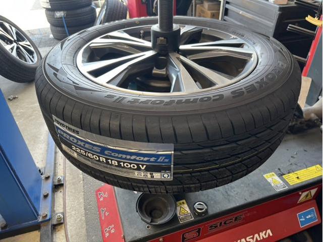 日産　エクストレイル　ホイール・タイヤ交換　サマータイヤ　交換　組込み　お持ち込み　持ち込み大歓迎