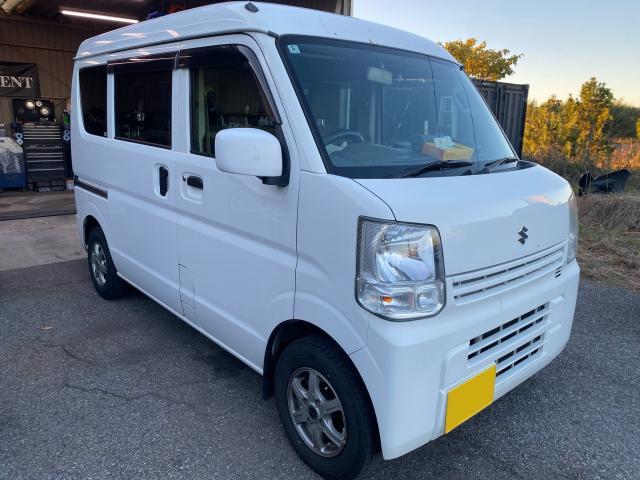 スズキ　エブリイ　ホイール・タイヤ交換　スタッドレスタイヤ　交換　お持ち込み　持ち込み大歓迎