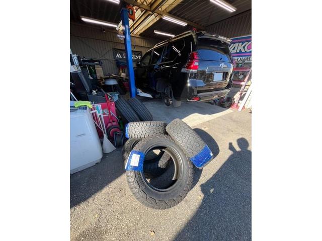 トヨタ　ランドクルーザープラド　ホイール・タイヤ交換　サマータイヤ　交換　組込み　お持ち込み　持ち込み大歓迎